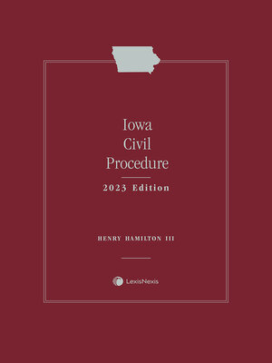 cover image of Iowa Civil Procedure